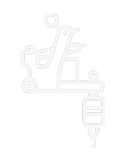 Silueta máquina tattto sin fondo